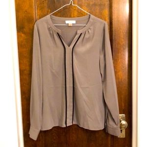 Calvin Klein blouse in charcoal, size small